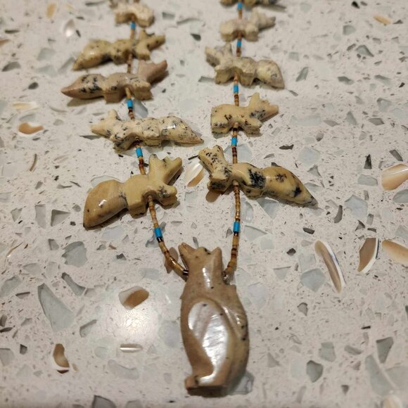 Native American Necklace / Earring Set - Picture 4 of 15